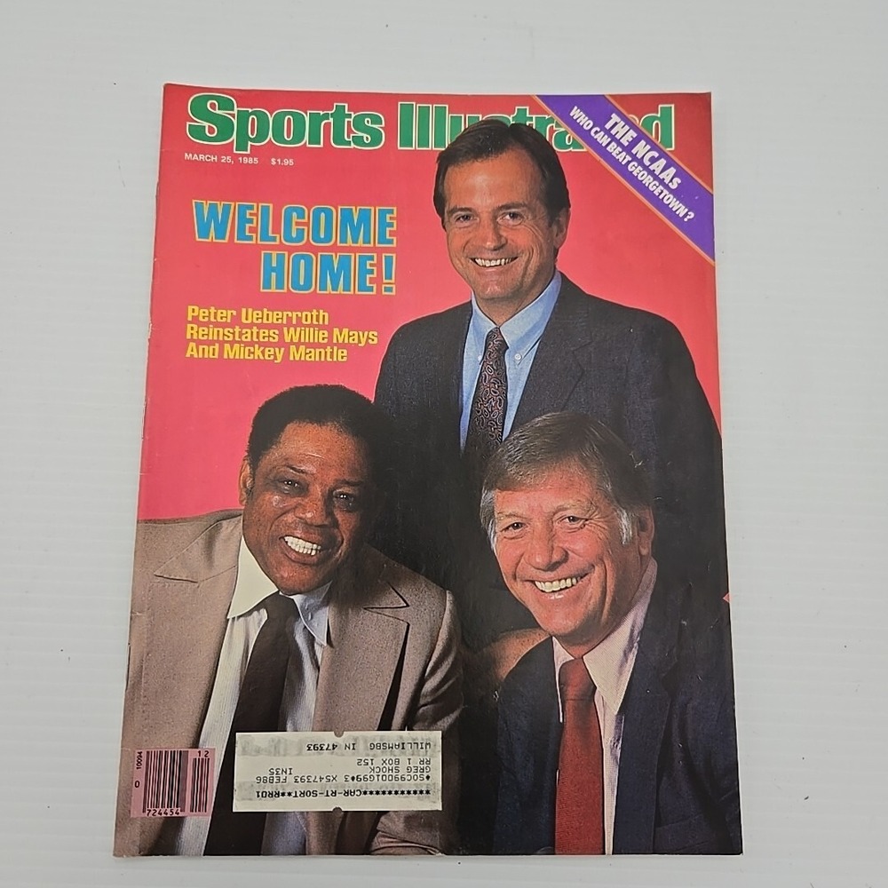 1985 March 25, Sports Illustrated Magazine, Peter Ueberroth Welcome Home
